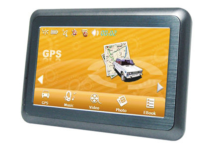 4.3 Inch Model Terbaru Slim Portable Mobil GPS Navigasi V4304