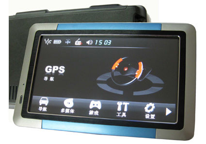 5.0 inci 65K Warna TFT layar sentuh Bluetooth GPS Navigator System V5008